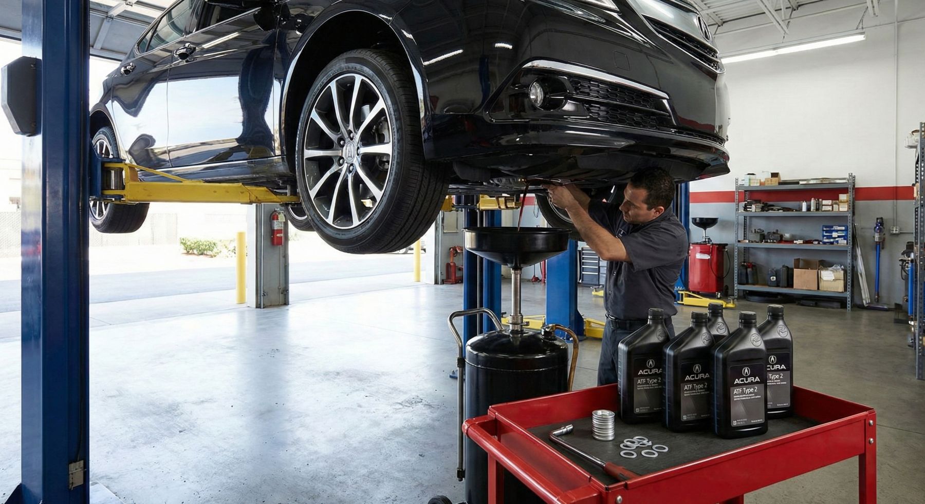 Зміна ATF Acura TLX UB1 8AT (2.4)