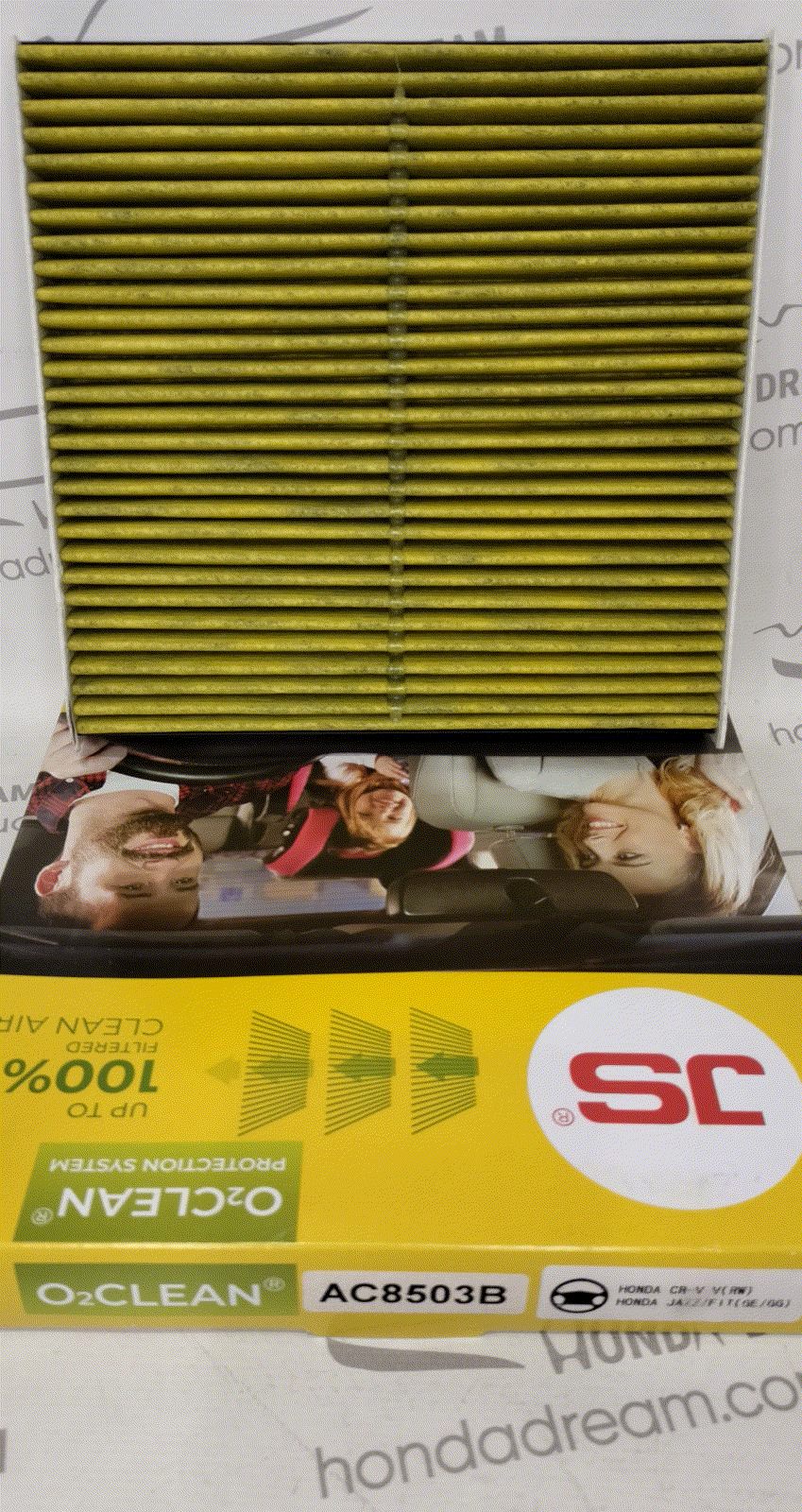 Фільтр салону вугільний, антибактеріальний (AC8503B)