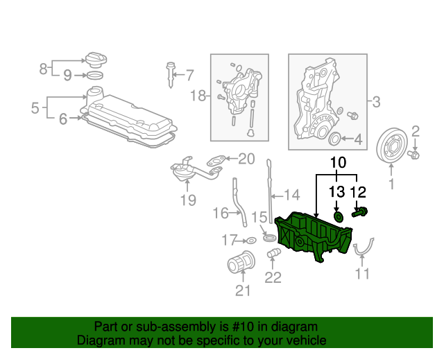Піддон картера двигуна (11200RB0900)