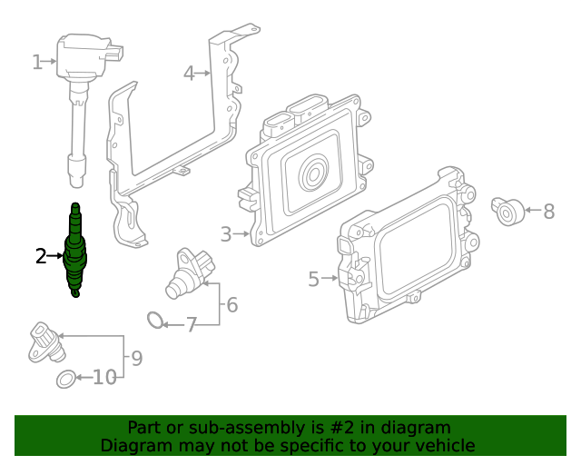 Свічка запалювання (12290-5WJ-A01)