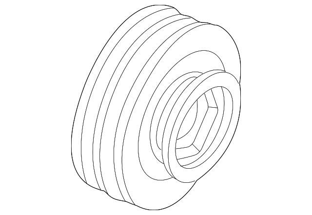 Шків колінчастого валу (13810-P2K-003)