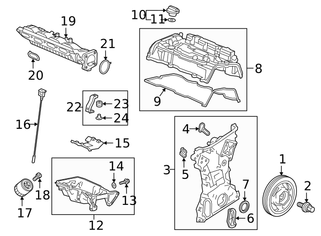 Шків колінчастого валу (13810RPYG01)