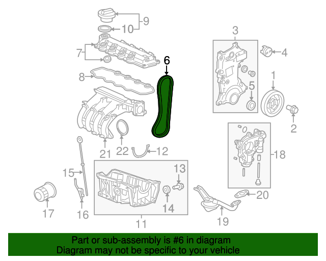 Ланцюг ГРМ (14401RB0003)