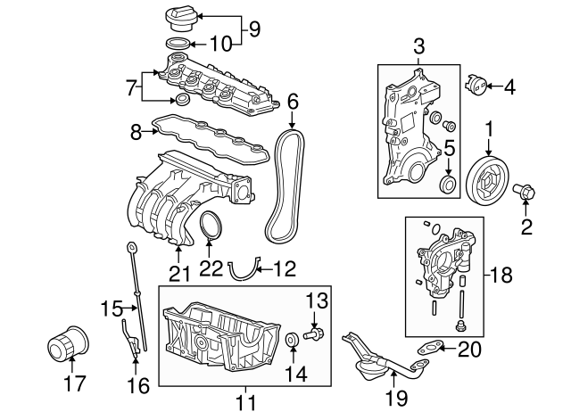 Ланцюг ГРМ (14401RB0003)