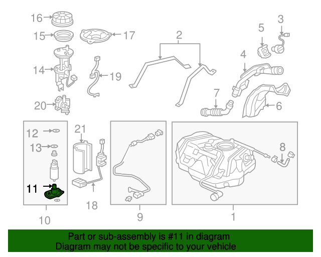 Фільтр паливний (16010-SDR-L30)