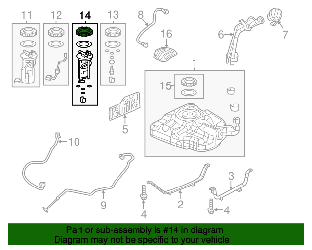 Фільтр паливний (17048-TR0-L00)