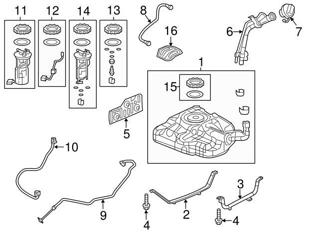 Фільтр паливний (17048-TR0-L00)
