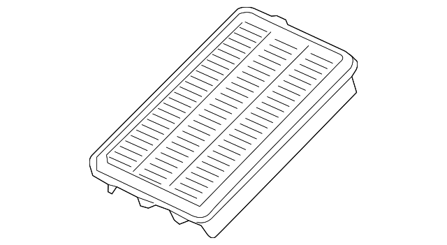 Фільтр повітряний (172205BFA00)