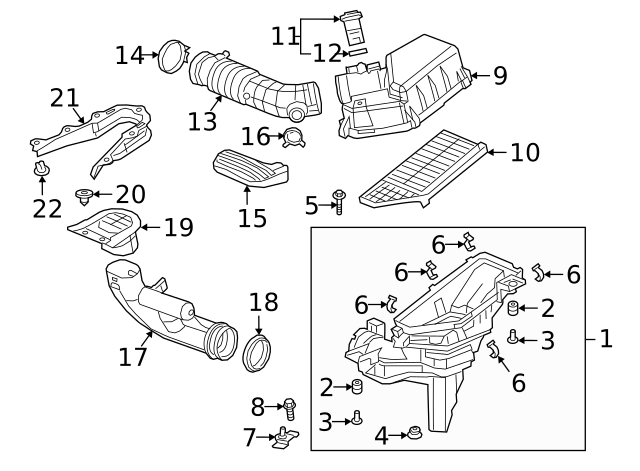 Фільтр повітряний (17220-6L2-A01)