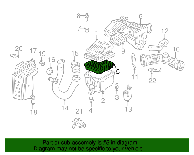 Фільтр повітряний (17220-P2P-505)