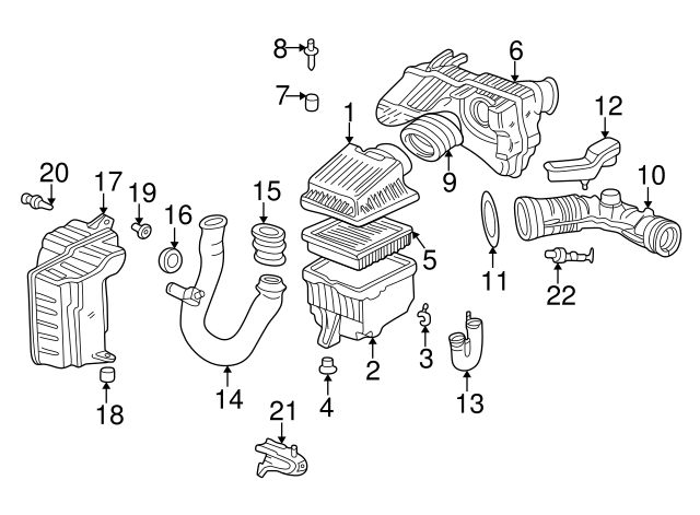 Фільтр повітряний (17220-P2P-505)