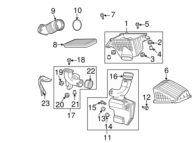 Фільтр повітряний (17220-RGL-A00)