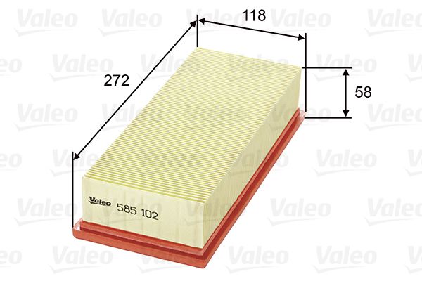Фільтр повітряний Valeo (585102)