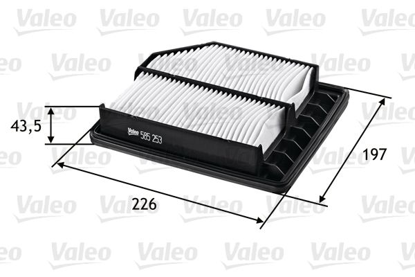 Фільтр повітряний Valeo (585253)