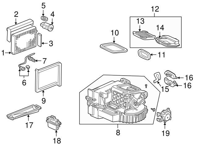 Фільтр системи вентиляції салону (79831-S2A-013)