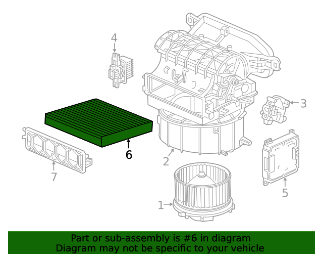 Фільтр системи вентиляції салону (80292-TBA-A11)