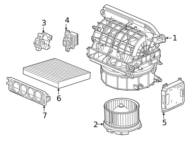 Фільтр системи вентиляції салону (80292TG0T02)