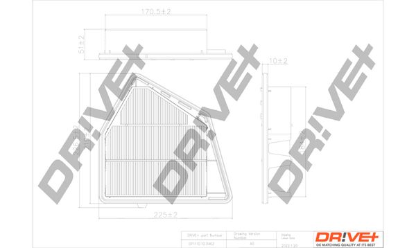 Фільтр повітряний DR!VE+ (DP1110100462)