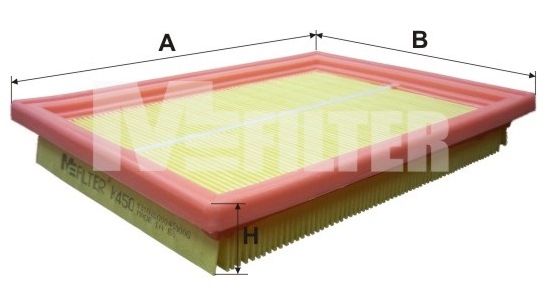 Фільтр повітряний Mfilter (K450)