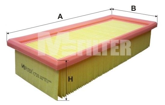 Фільтр повітряний Mfilter (K731)