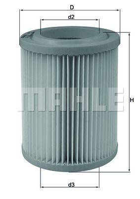 Фільтр повітряний Mahle (LX1768)