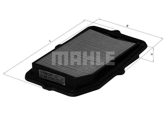 Фільтр повітряний Mahle (LX850)