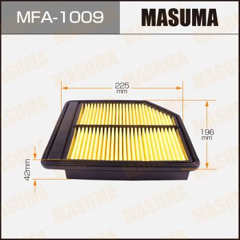 Фільтр повітряний Masuma (MFA1009)