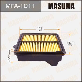 Фільтр повітряний Masuma (MFA1011)