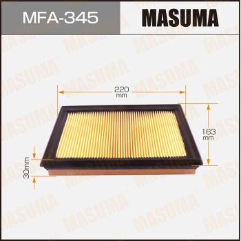 Фільтр повітряний Masuma (MFA345)