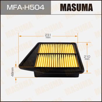 Фільтр повітряний Masuma (MFAH504)