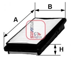 Фільтр повітряний Sofima (S9610A)