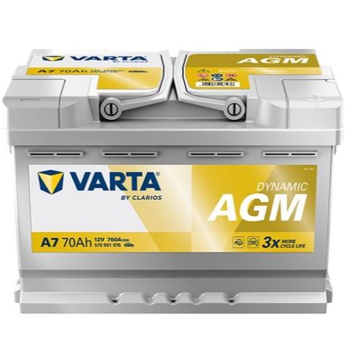 Акумуляторна батарея AGM Varta (570901076K262)