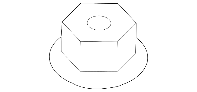 Гайка, 12mm (90371SAA010)