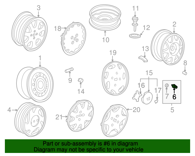 Колісна гайка Honda (90381SV1901)