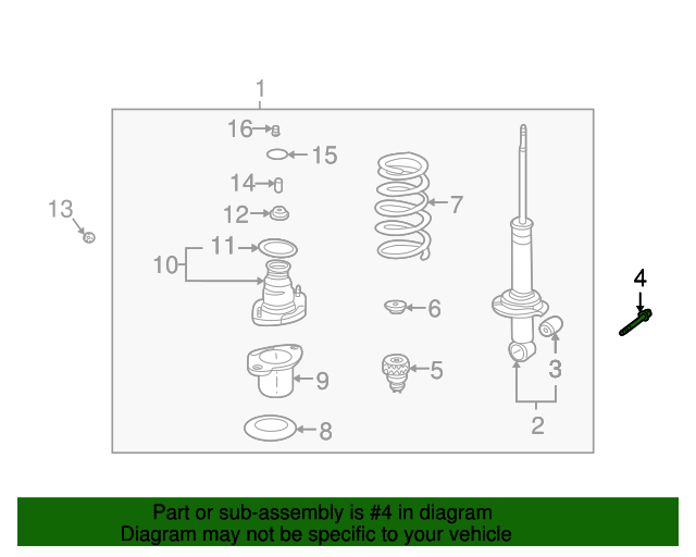 BOLT,FLANGE 14X77 (90396SCVA00)