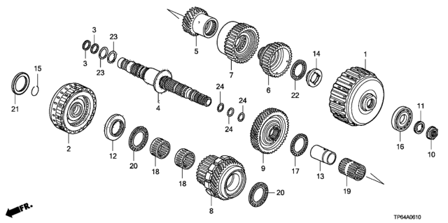WASHER, 29X40X3.9 (90402RDK000)
