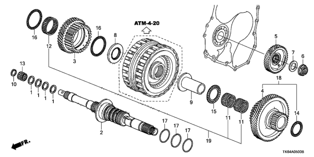 WASHER, SPRING, 22MM (90402RPC000)