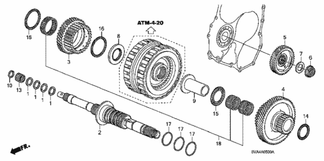 WASHER, THRUST, 40X6 (90414RPC000)