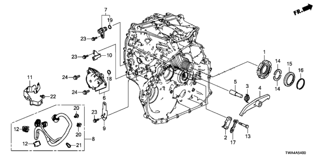 RETAINER A,COTTER (9043260H000)