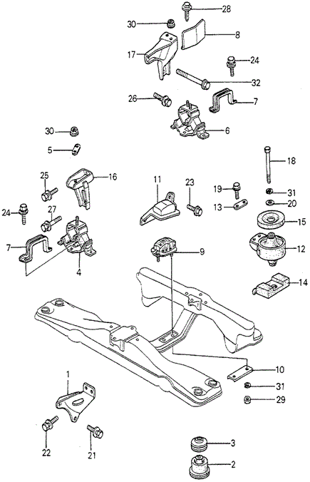 WASHER, EX. MANIFOLD (90501579020)