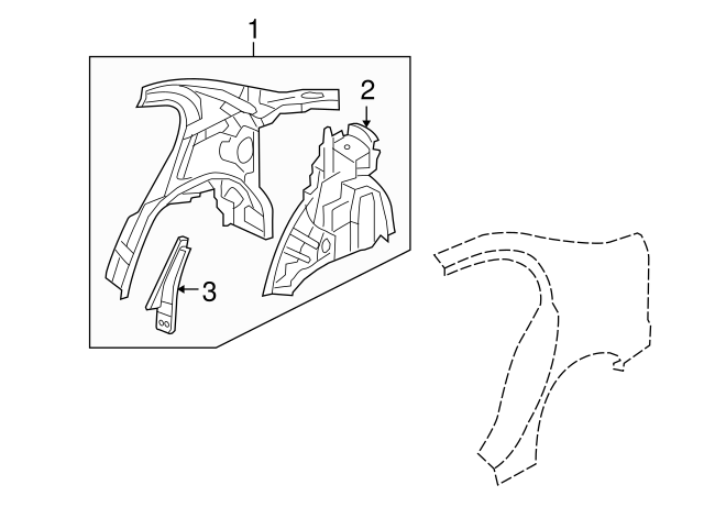 PANEL SET R,RR IN (64300SNA336ZZ)