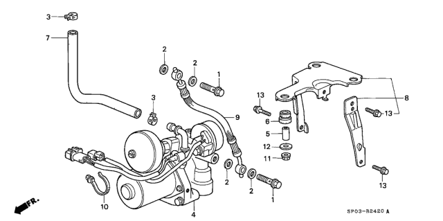 Код "adr gevarencode 2"    " (57310SP0A04)