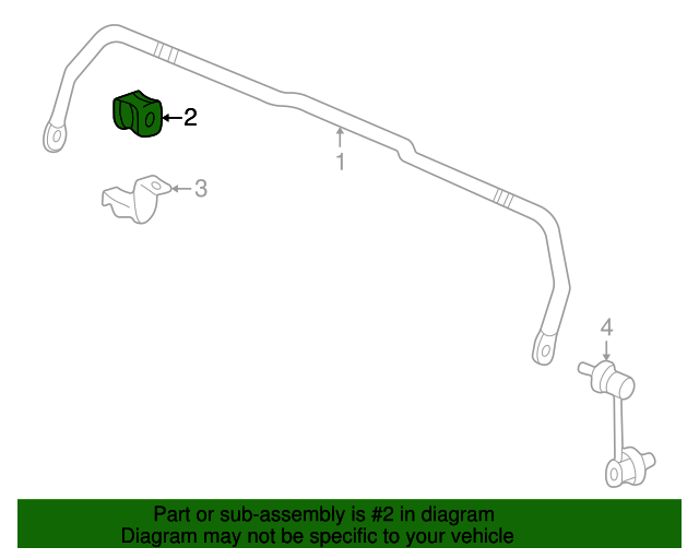 Втулка заднього стабілізатора (52315S10A01)