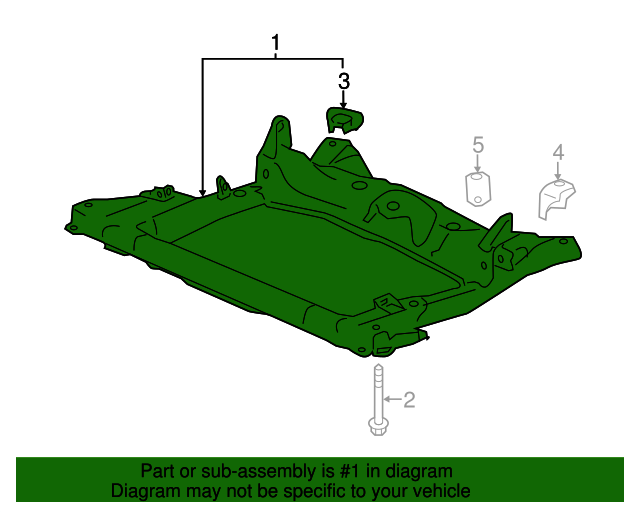 Підрамник передній (50200TR0A02)