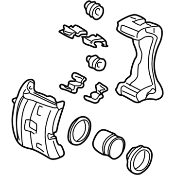 FR CALIPER SUB-AS (45019TZ5A01)