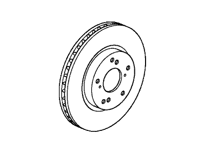 Диск гальмівний передній (45251SVBA50)