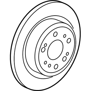 Диск гальмівний задній (42510TK4A01)