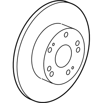 Диск гальмівний задній (42510TY2A00)