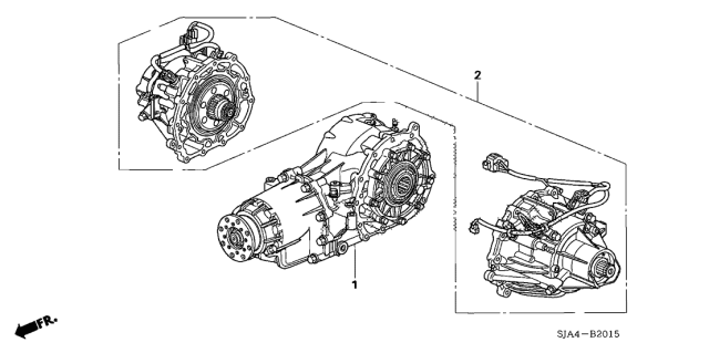 Корпус заднього редуктора у зборі (41010RJC325)