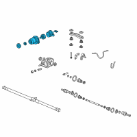 Корпус заднього редуктора, передній (41011R09000)
